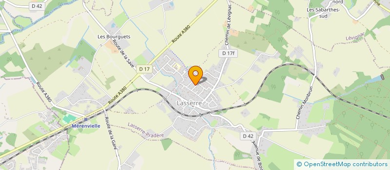 localisation de l'entreprise MAD ZE BAND  LASSERRE-PRADERE