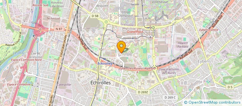 localisation de l'entreprise MAD3OMD à ECHIROLLES