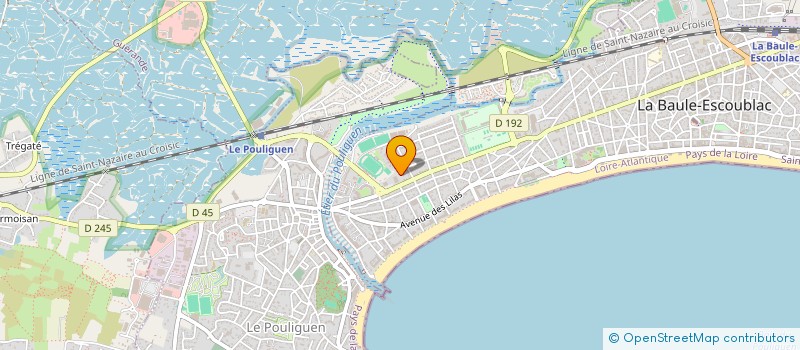 localisation de l'entreprise MADA à LA BAULE-ESCOUBLAC