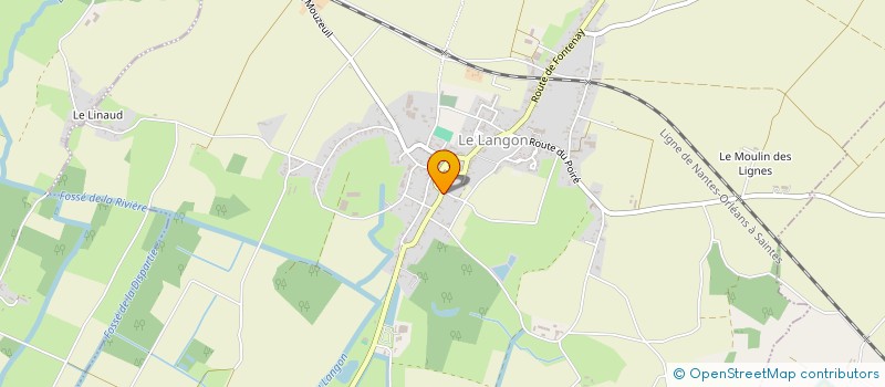 localisation de l'entreprise MADA  LE LANGON