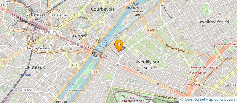localisation de l'entreprise MADA à NEUILLY-SUR-SEINE