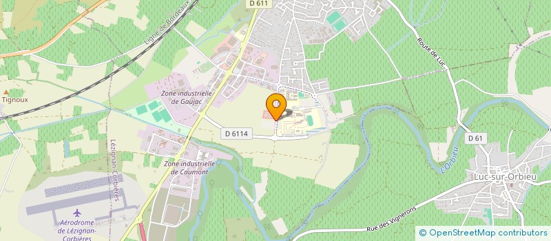 localisation de l'entreprise MADA à LEZIGNAN-CORBIERES
