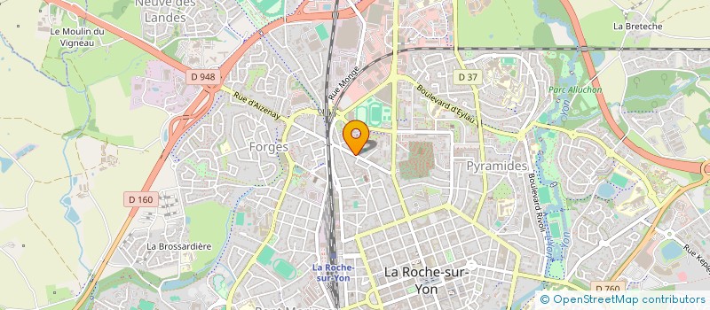 localisation de l'entreprise MADA à LA ROCHE-SUR-YON