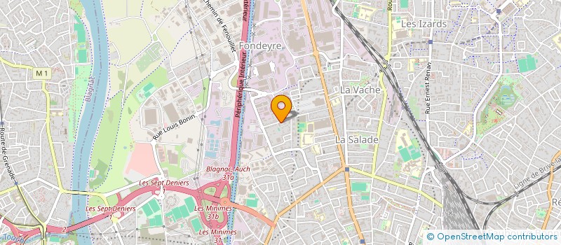 localisation de l'entreprise MADA COURSES à TOULOUSE