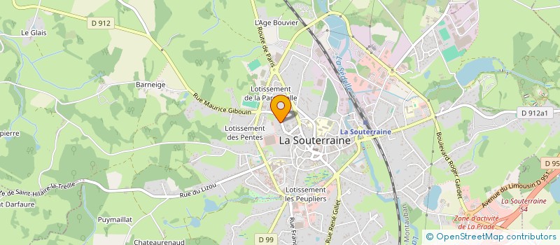 localisation de l'entreprise MADA LAVAKA à LA SOUTERRAINE