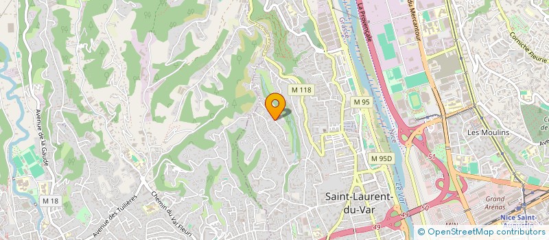 localisation de l'entreprise MADA PITCHOUN  SAINT-LAURENT-DU-VAR