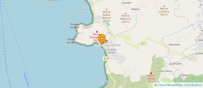 localisation de l'entreprise MADA PLONGEE à LES ANSES-D'ARLET