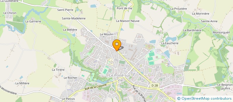 localisation de l'entreprise MADA SUR VIE à LE POIRE-SUR-VIE