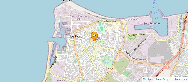 localisation de l'entreprise MADA SURGEL à LE PORT