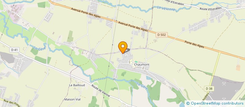 localisation de l'entreprise MADA TECHNOLOGIES à ESTRABLIN