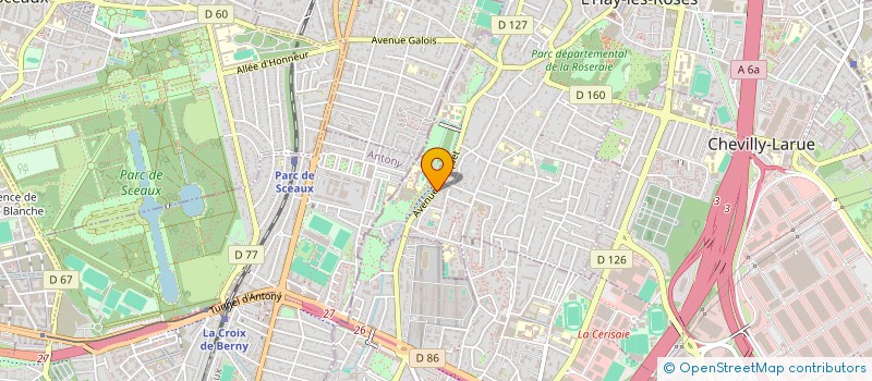 localisation de l'entreprise MADA TRADING  L'HAY-LES-ROSES