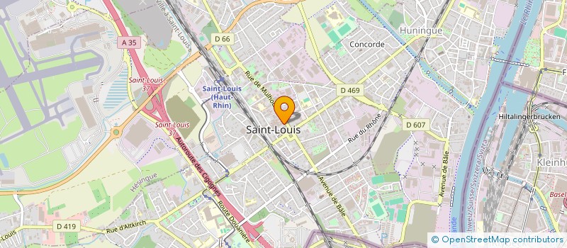 localisation de l'entreprise MADA3F  SAINT-LOUIS