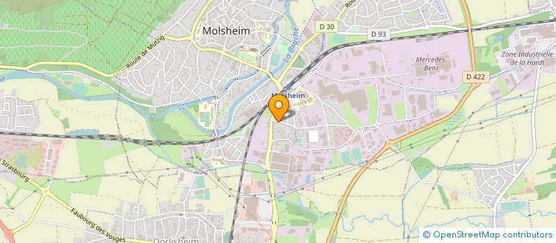 localisation de l'entreprise MADAGASCAR: ENTRAIDE ET FRATERNITE  MOLSHEIM