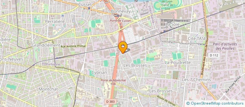 localisation de l'entreprise MADAGASCAR SOLIDARITE  VILLEURBANNE