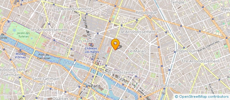 localisation de l'entreprise MADAL THEATRE à PARIS
