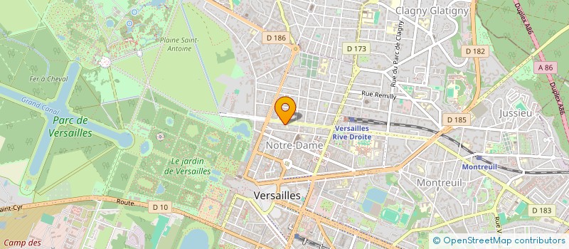 localisation de l'entreprise MADALENA CONSEIL à VERSAILLES