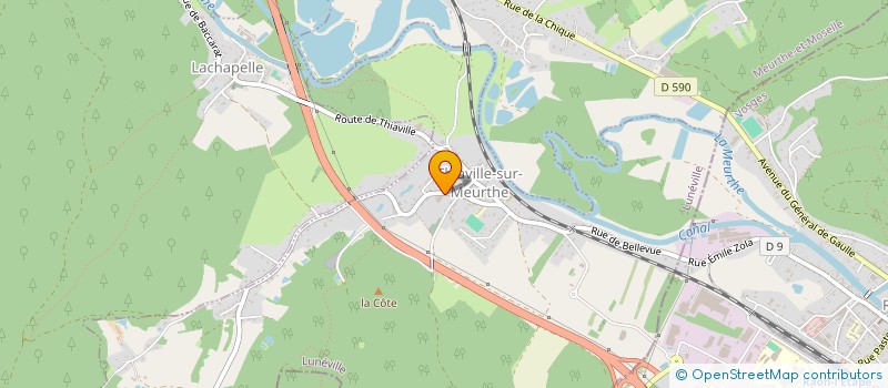 localisation de l'entreprise MADALICE  THIAVILLE-SUR-MEURTHE