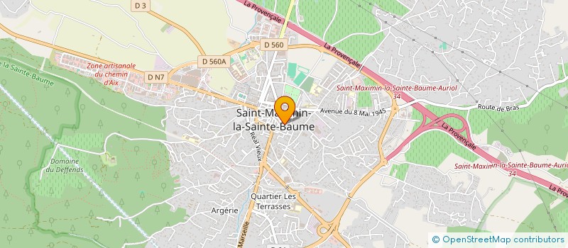 localisation de l'entreprise MADALIGAS  SAINT-MAXIMIN-LA-SAINTE-BAUME