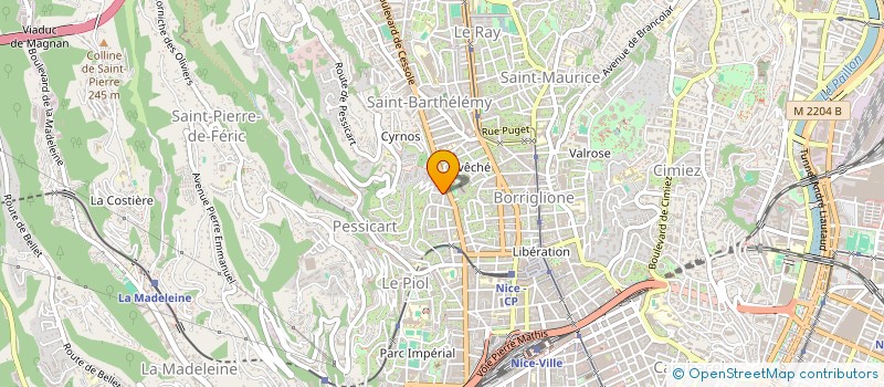 localisation de l'entreprise MADALINA  NICE