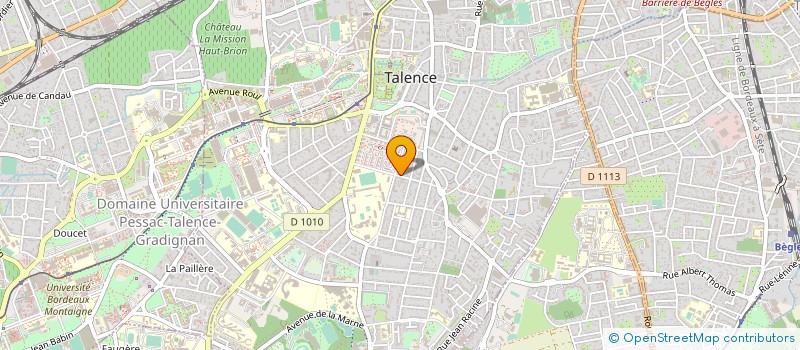 localisation de l'entreprise MADALOZZO DANIEL  TALENCE