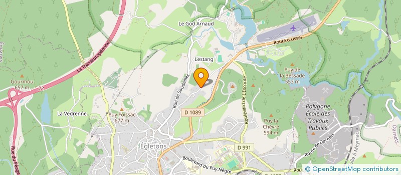 localisation de l'entreprise MADAM  EGLETONS