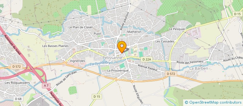 localisation de l'entreprise MADAM  PELISSANNE