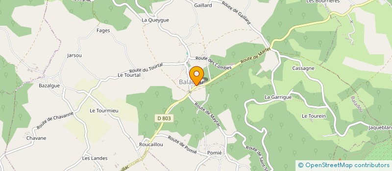 localisation de l'entreprise MADAM'  BALADOU