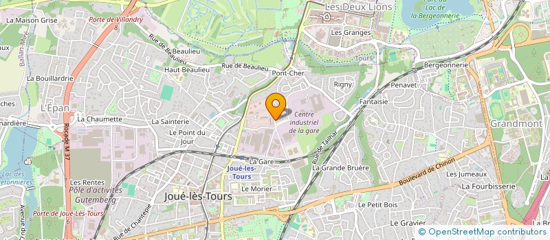 localisation de l'entreprise MADAM ARCHITECTURE  JOUE-LES-TOURS