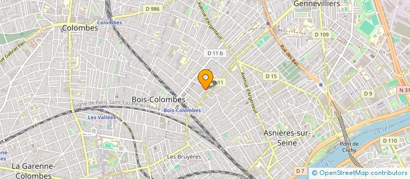 localisation de l'entreprise MADAM DI à BOIS-COLOMBES
