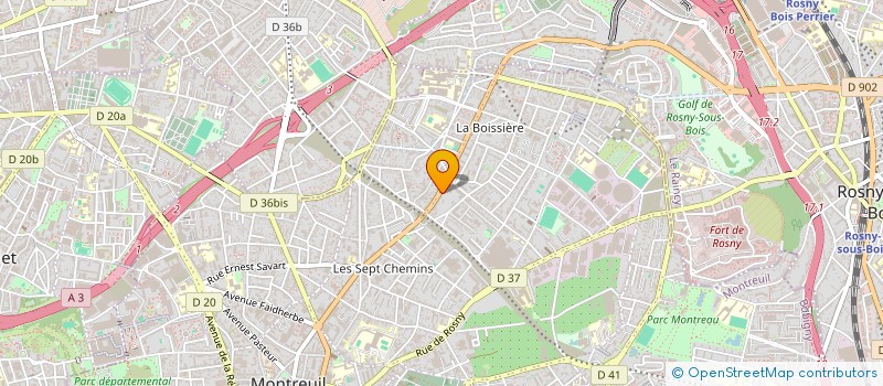 localisation de l'entreprise MADAM PRODUCTIONS à MONTREUIL