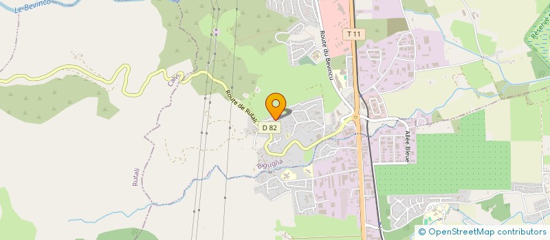 localisation de l'entreprise MADAME  BIGUGLIA