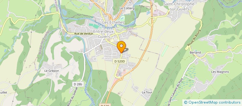 localisation de l'entreprise MADAME A BERTOLAMI  ENTRE-DEUX-GUIERS