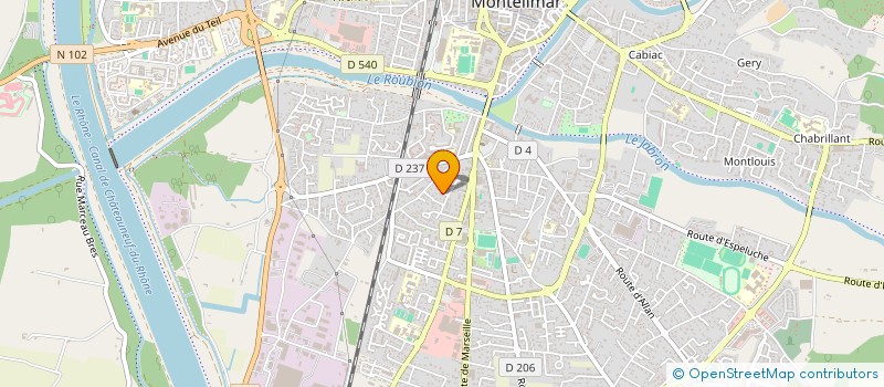 localisation de l'entreprise MADAME A CARRITA à MONTELIMAR