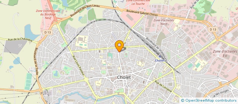localisation de l'entreprise MADAME A CHAMARD à CHOLET