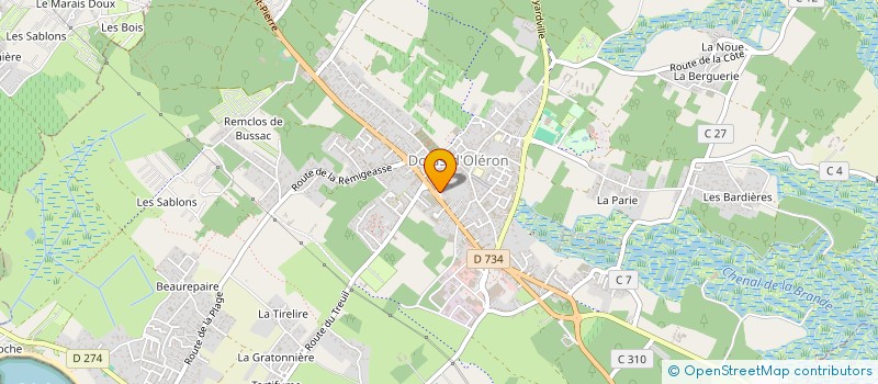 localisation de l'entreprise MADAME A COINDET  DOLUS-D'OLERON