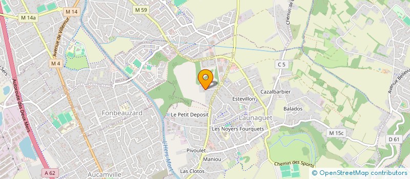 localisation de l'entreprise MADAME A DE BAZELAIRE DE BOUCHEPORN  FONBEAUZARD