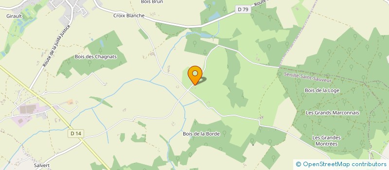 localisation de l'entreprise MADAME A FRIGNET DES PREAUX  SENILLE-SAINT-SAUVEUR