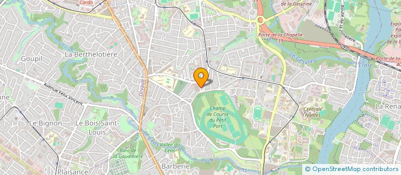 localisation de l'entreprise MADAME A LE LABOUSSE à NANTES