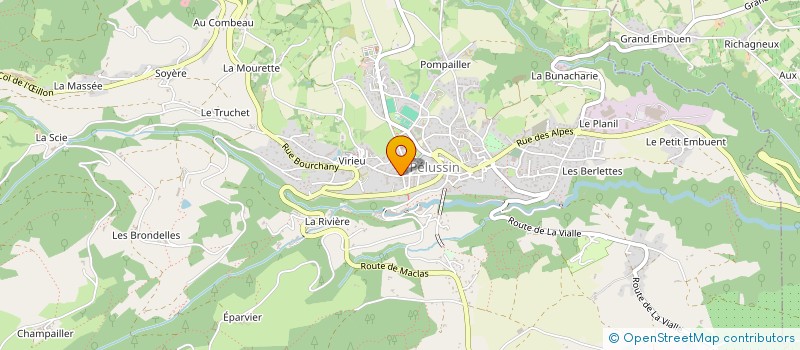 localisation de l'entreprise MADAME A LEUREAU DARTEVELLE  PELUSSIN