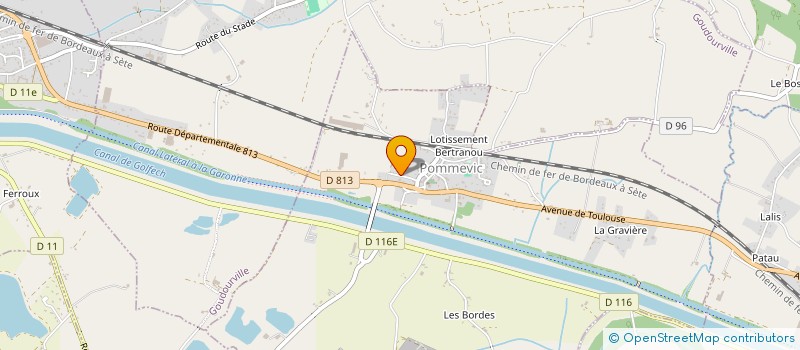 localisation de l'entreprise MADAME A-M FOURTOUAT  POMMEVIC