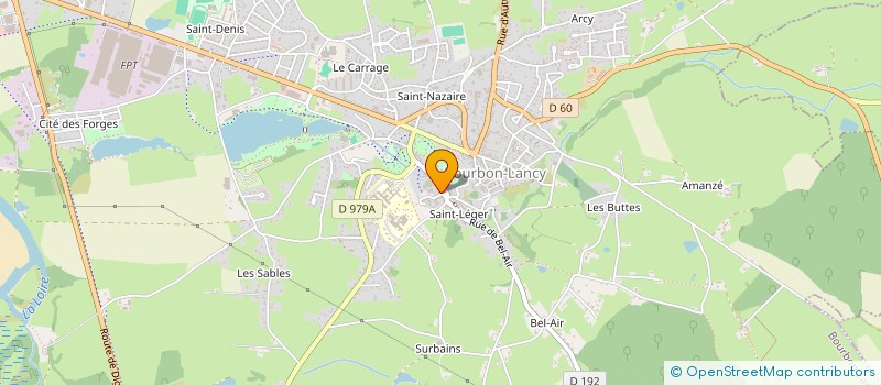 localisation de l'entreprise MADAME A-MARIE DESBROSSES à BOURBON-LANCY