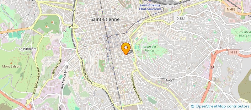 localisation de l'entreprise MADAME A POINAT à SAINT-ETIENNE