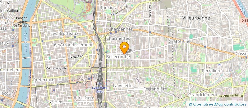 localisation de l'entreprise MADAME A ROHAUT à LYON