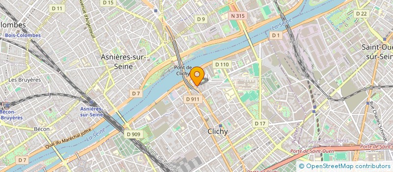 localisation de l'entreprise MADAME AAGTJE DIJKMAN à CLICHY
