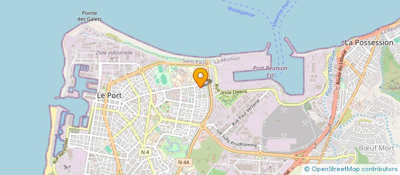 localisation de l'entreprise MADAME AALIYAAH LABIE  LE PORT