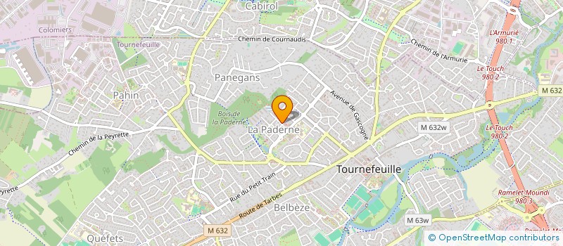 localisation de l'entreprise MADAME AALIYAH VIGNE  TOURNEFEUILLE