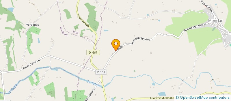 localisation de l'entreprise MADAME AALTJE VAN INGEN  MONCLAR