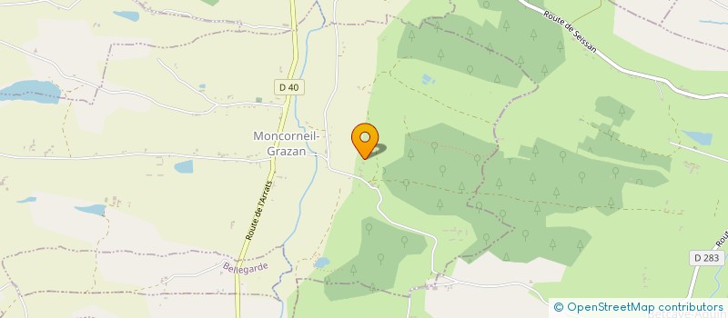 localisation de l'entreprise MADAME AARON AARON  LAMAGUERE