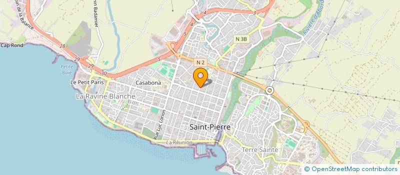 localisation de l'entreprise MADAME AARON CORRE à SAINT-PIERRE