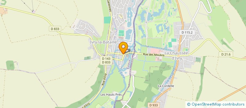 localisation de l'entreprise MADAME AARON ROLO  IVRY-LA-BATAILLE